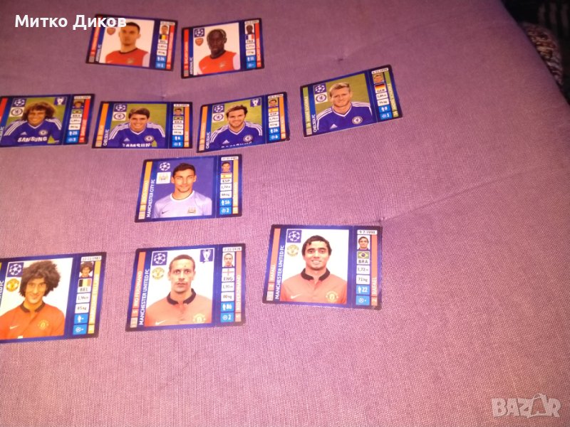 	Картички на футболисти от албум УЕФА шампионска лига сезон 2013-2014г.-100броя, снимка 1