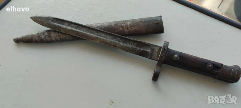 Щик, байонет Manlicher M95  ERNST BUSCH - SOLINGEN WW1, снимка 1