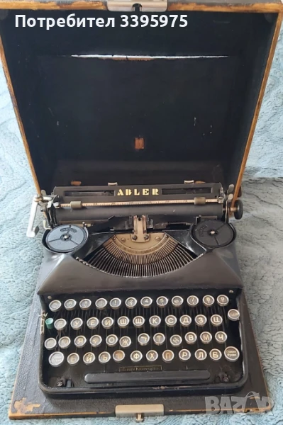 Антик работеща машина Adler. Германия, 1936 г. , снимка 1