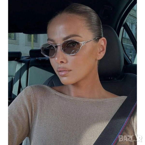 очила с черен обикновен калъф и ув защита ysl saint laurent miu miu , снимка 1