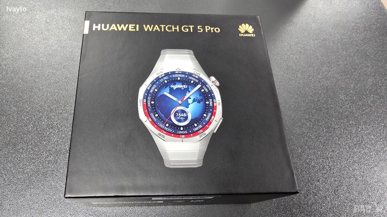 Huawei watch GT5 Pro Titan в ГАРАНЦИЯ, снимка 1
