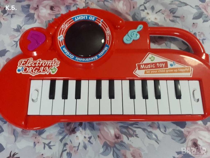 Ново!  Детско музикално пиано с 3D светлини , снимка 1
