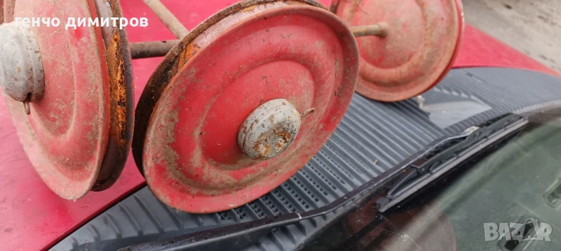 колелета  за детска количка с  педали , снимка 1