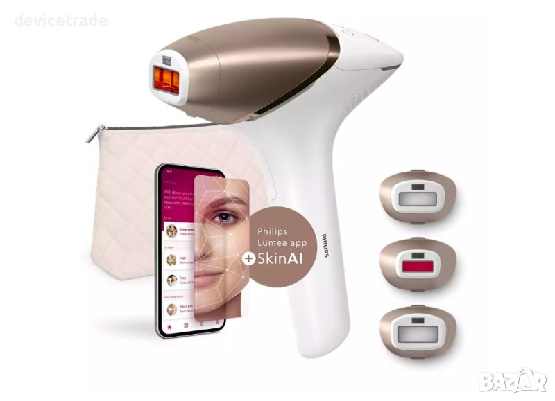 Фотоепилатор IPL Philips Lumea Series 9900 BRI973/00, Сензор Smartskin, снимка 1