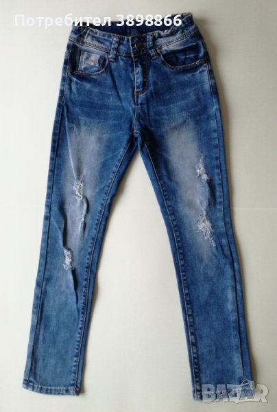 Детски дънки за момиче - размер 122-128 см., снимка 1