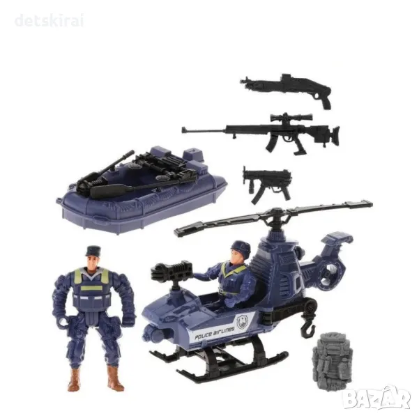 Комплект Полиция с въртолет, снимка 1
