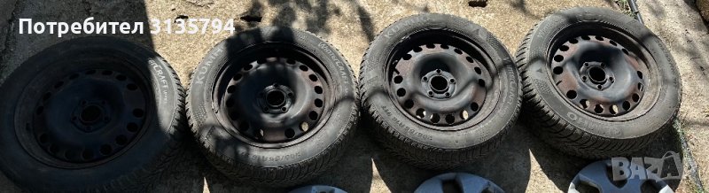 Автомобилни гуми с джанти 205/55/16, снимка 1
