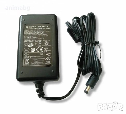 ANIMABG Адаптер 220V на 5V 4A със стандартен накрайник 5 mm adapter зарядно адаптор, снимка 1