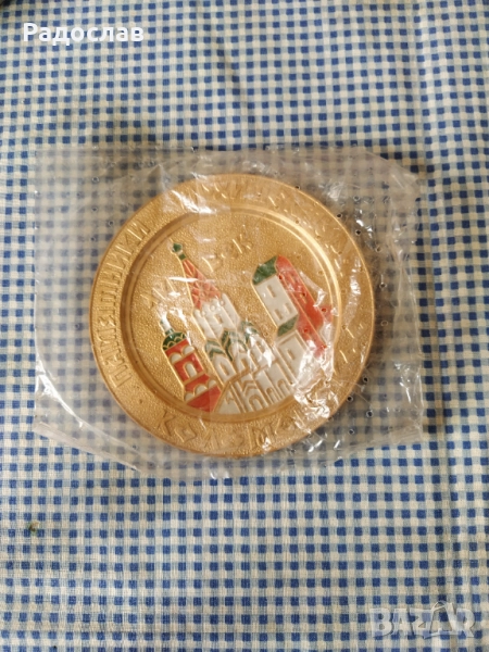 стара руска чиния за стена Коломенское Москва, снимка 1