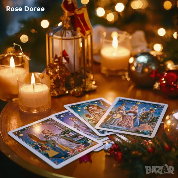 КОЛЕДНА ПРОМОЦИЯ Гледане на карти Таро 4 въпроса за 12 лв., снимка 1