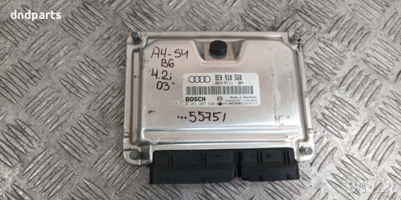 Компютър Audi A4 S4 B6 4.2i 2003г. 8E0910560 0261207990 , снимка 1