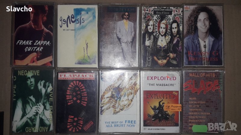 Аудио касети 10  броя/ студио записи Hard Rock, снимка 1