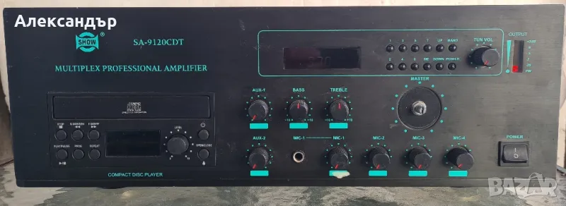 Усилвател SA-9120CDT за публичен Приемник AM/FM тунер cd aux, снимка 1