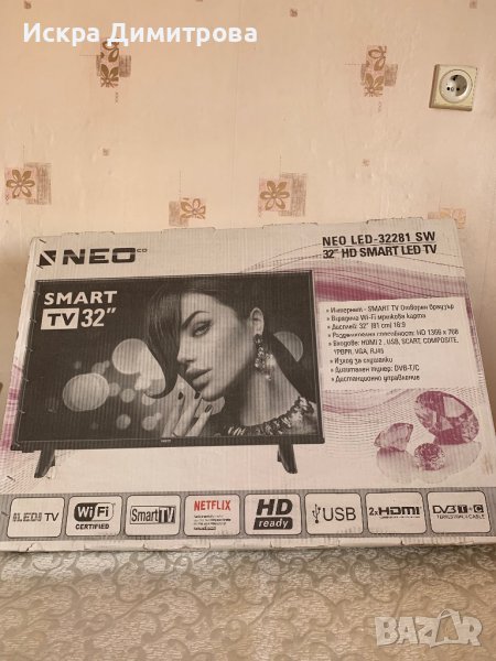 Телевизор NEO 32” SMART LED TV, за части, снимка 1