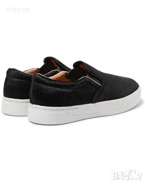 Saturdays New York City дизайнерски обувки от естествена кожа с кравешки косъм Размер 41 Черни, снимка 1