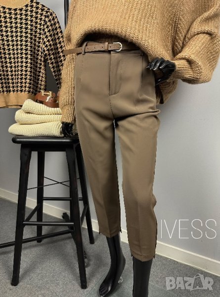 Дамски панталон с колан , снимка 1
