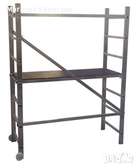 Алуминиево скеле 3м. работна височина, снимка 1