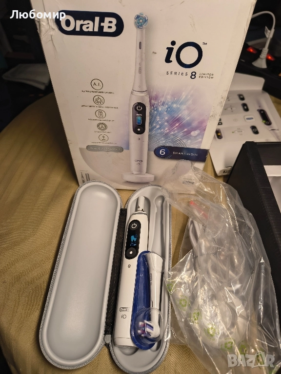 Oral-B iO Series 8 Limited Edition  Електрическа четка за зъби, бяла , снимка 1