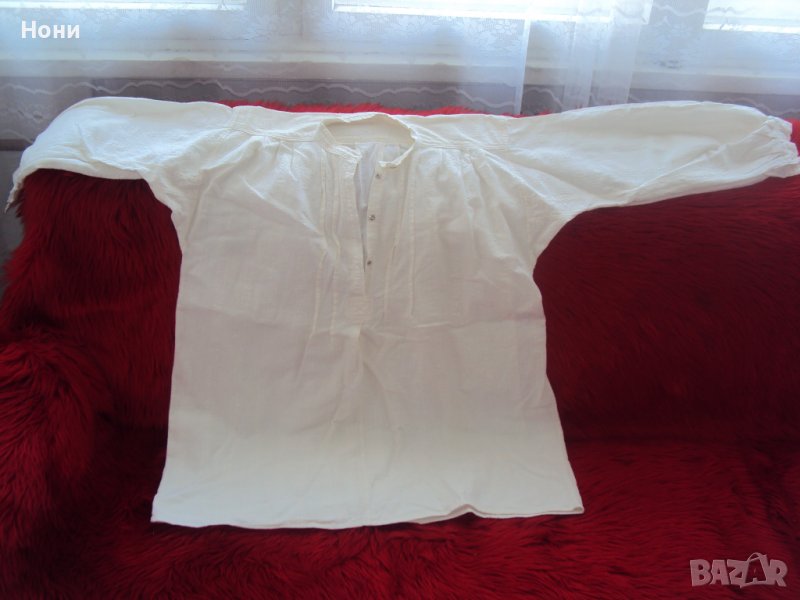 Автентична риза от кенар ръчно шита за народна носия. Унисекс., снимка 1