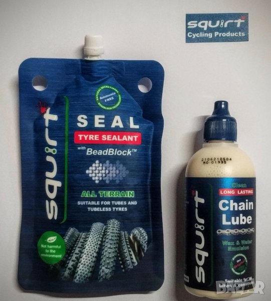 Squirt lube 120 ml + Squirt Seal 120 ml - Squirt Смазка + "боза" - Промо, снимка 1