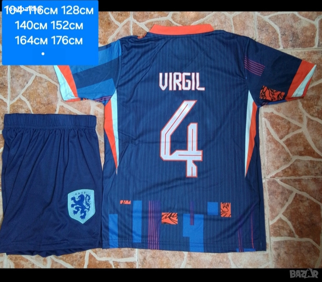 Вържил Ван Дайк ❤️⚽️ детско юношески футболни екипи , снимка 1