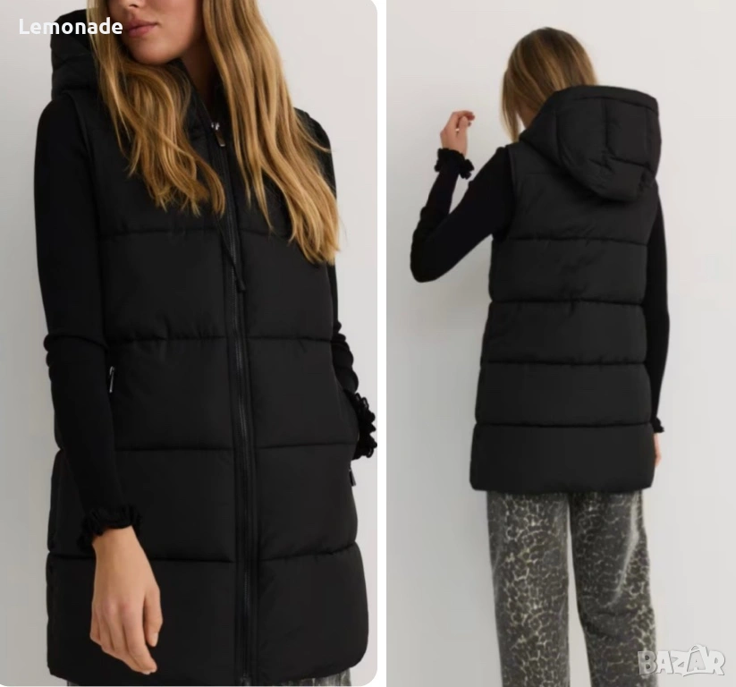 Нов ватиран и капитониран елек Зара, всички размери, снимка 1