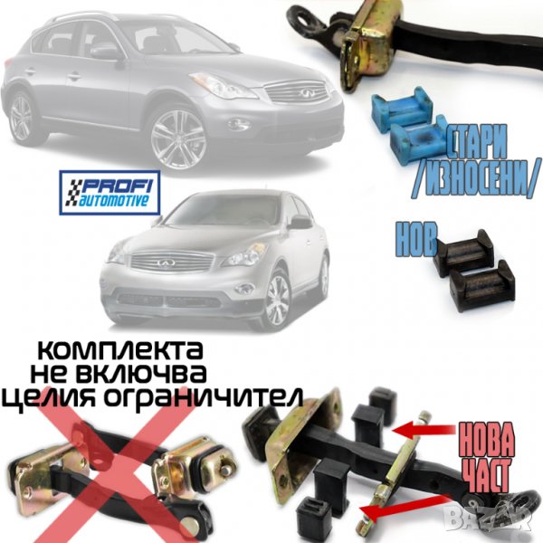 РЕМОНТНИ КОМПЛЕКТИ - ОГРАНИЧИТЕЛ ВРАТА INFINITY EX / QX / JAGUAR X-TYPE, снимка 1