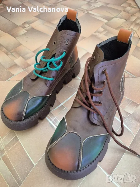 Дамски цветни обувки , снимка 1