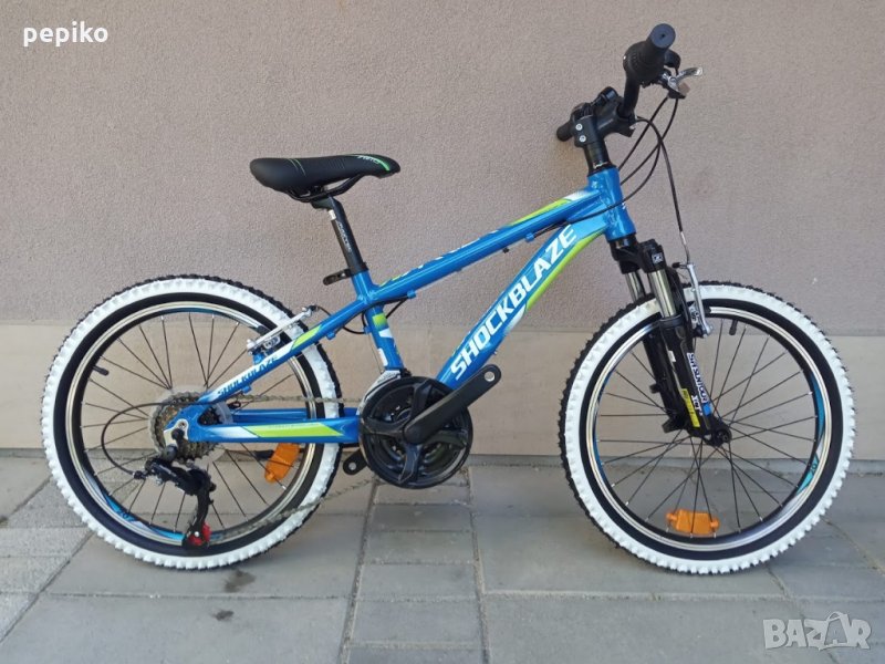Продавам колела внос от Германия АЛУМИНИЕВ ДЕТСКИ ВЕЛОСИПЕД 20 ЦОЛА SHOCKBLAZE WARRIOR  ПРЕДЕН АМОРТ, снимка 1