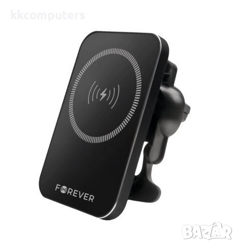 FOREVER MACH-100 Магнитна Wireless Стойка за автомобил /Черен/ Баркод : 2402748, снимка 1