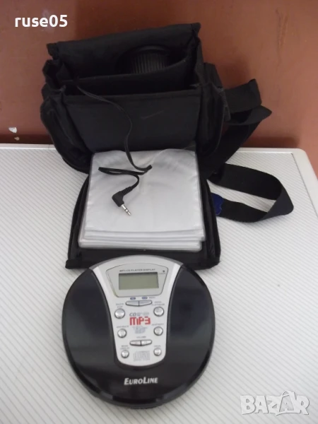 Чанта с високоговорители и дискмен"Euro Line-CD181" работещи, снимка 1