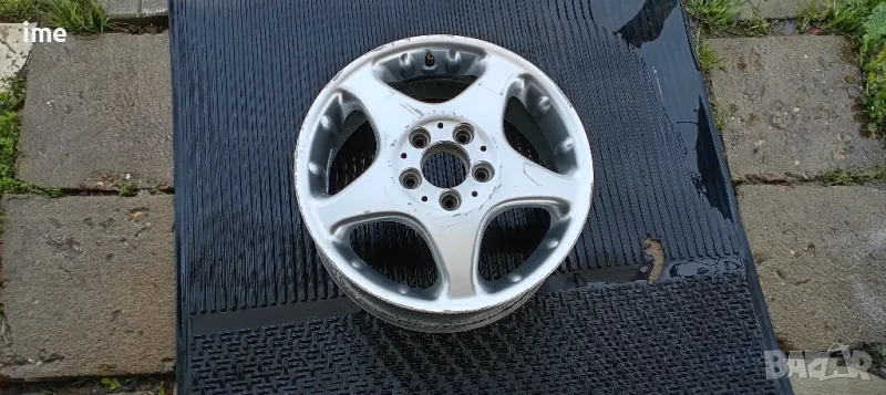 1бр лята джанта 6.5J16 ЕТ56. 5x112. Свалена от Mercedes A класа. Номер OEM 1684010902., снимка 1