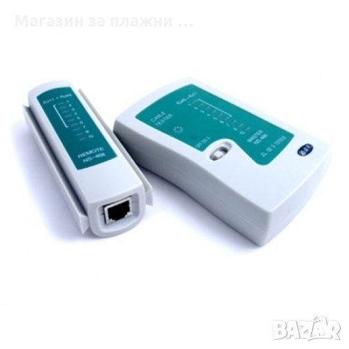 Мрежов тестер за LAN кабели - WELL, UTP/FTP/STP, RJ11, RJ12, RJ45, снимка 1