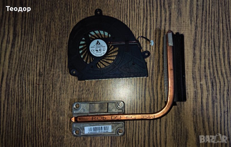 Меден охладител и вентилатор -от лаптоп ACER Aspire E1-531, снимка 1