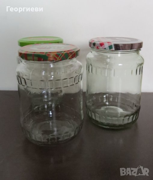 Буркани, 720 мл., без етикети, с капачки на винт, 80 броя, снимка 1