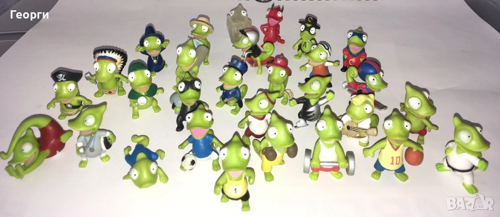 Лот фигурки с Хамелеонът Карлето от Италия., снимка 1