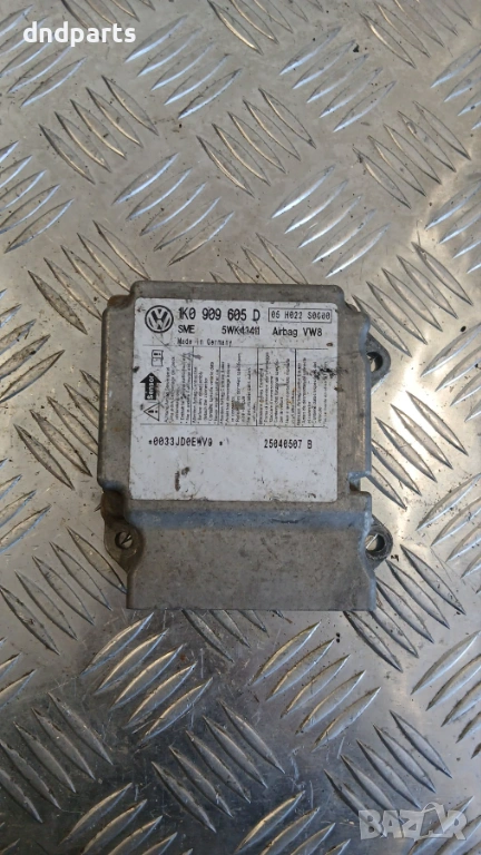 Airbag модул VW Golf 5 2005г. 1K0909605D 5WK43411 , снимка 1