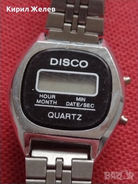 КОЛЕКЦИОНЕРСКИ МОДЕЛ ЕЛЕКТРОНЕН ЧАСОВНИК СТАР РЯДЪК DISCO QUARTZ 33295, снимка 1