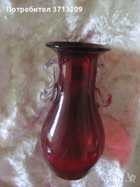 Кристалена ваза , ръчна изработка, Полша, снимка 1