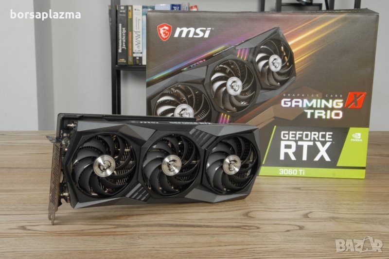 Чисто нова видеокарта MSI GeForce RTX 3060 Ti Gaming X LHR, снимка 1