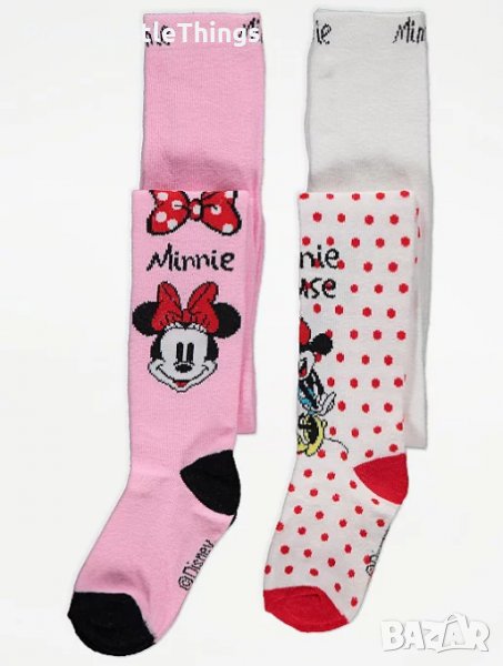 Комплект чорапогащници с Minnie Mouse 9-10 г. , снимка 1