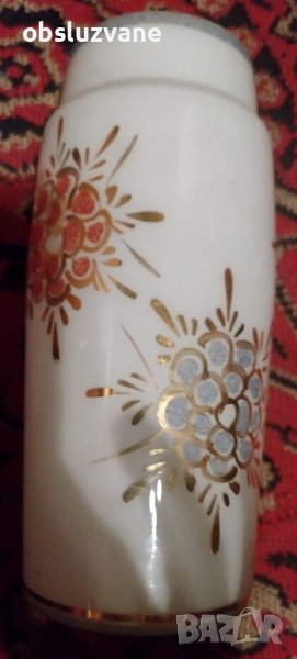 Ваза в бяло и цвят голд 💥💥, снимка 1