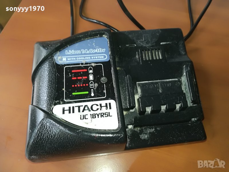 hitachi li-ion battery charger-внос germany, снимка 1