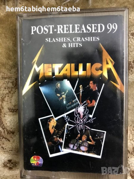 Рядка касетка - Metallica - Slashes, Crashes and Hits, снимка 1
