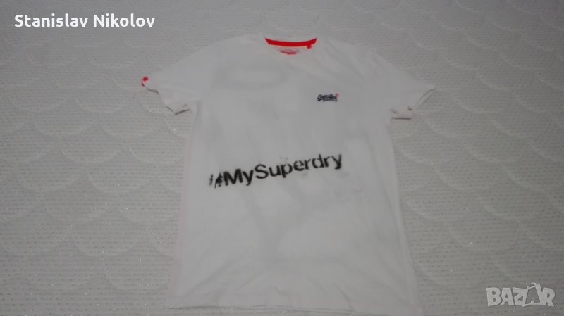 Тениска Superdry - Vintage Orange Lаbel, снимка 1