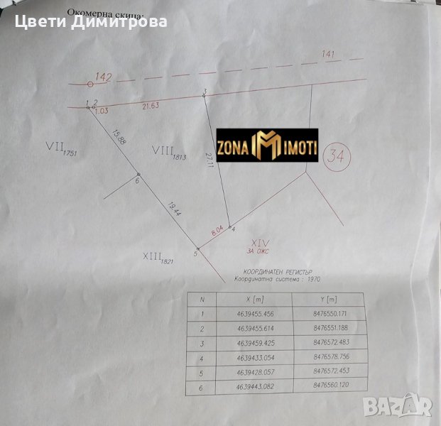 УПИ за жилищно застрояване в Гр.Годеч  на 300 м.от центъра , снимка 1