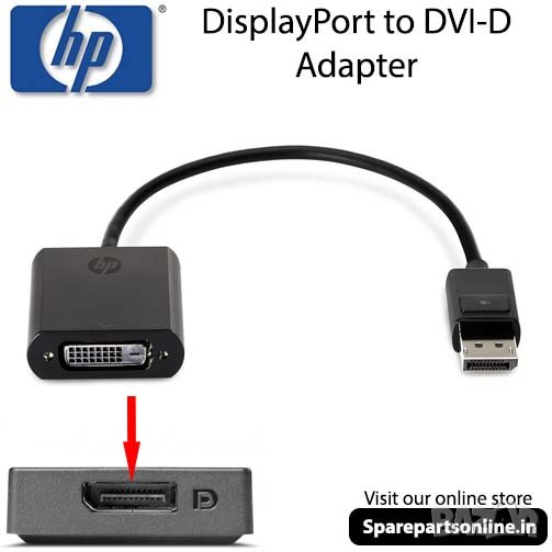 Преход /адаптер/ DisplayPort към DVI, снимка 1