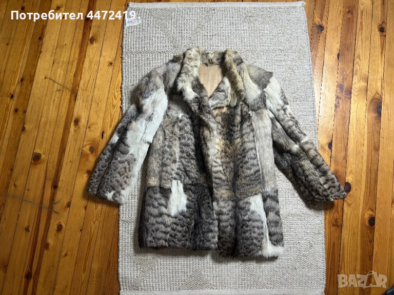 Дамско зимно палто от заек, снимка 1