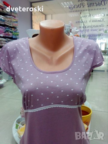 Нощница за лятото М размер с къс ръкав, снимка 7 - Нощници - 26343832