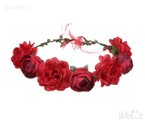 Венче за коса, вдъхновено от красивите рози, снимка 1 - Шноли, диадеми, ленти - 44842423